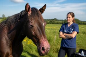Comprendre la photosensibilisation chez le cheval : causes, symptômes et prévention