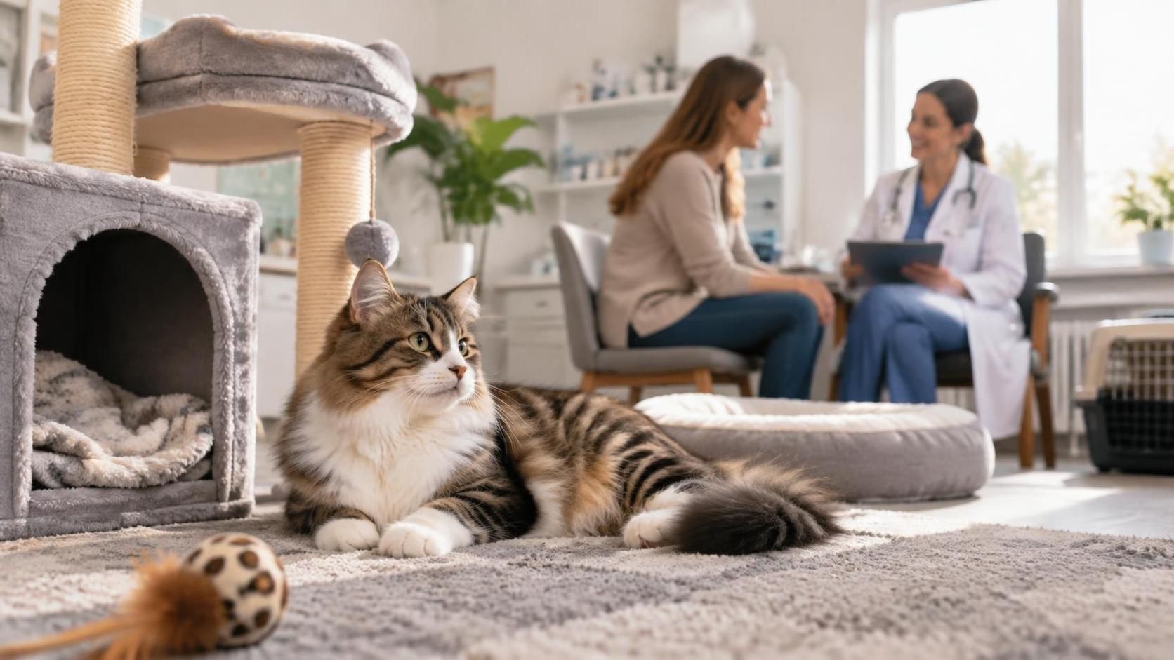 découvrez dans quels cas les antidépresseurs peuvent aider un chat, comment ils s’intègrent à sa prise en charge et pourquoi un vétérinaire doit les prescrire.