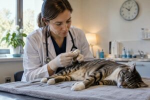 Après la mort d’un chat, au bout de combien de temps son corps devient-il raide ?
