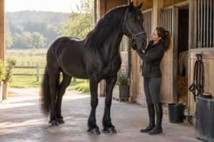 Cheval noir : caractéristiques, races et conseils d’entretien