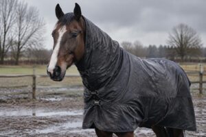 Couvre-cou pour cheval : protéger son encolure du froid et des intempéries