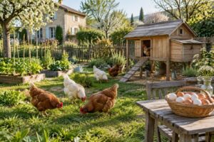 En France, le poulailler s’invite dans les jardins