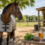 Solutions maison pour éloigner naturellement les mouches autour de votre cheval