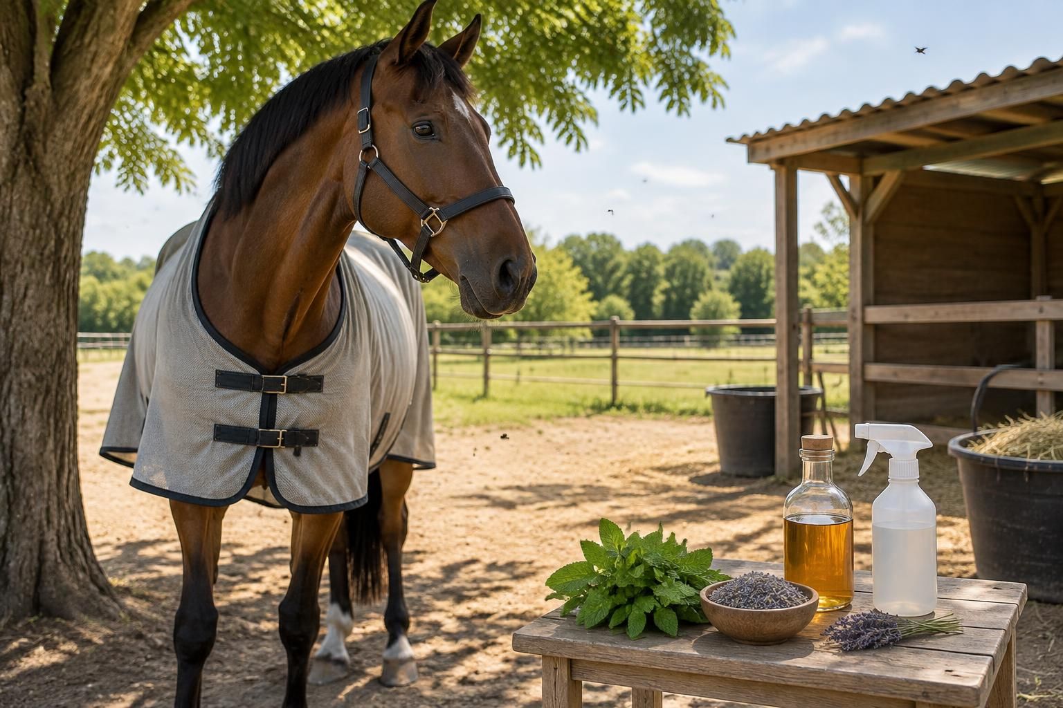 découvrez des solutions naturelles et faciles à préparer pour éloigner les mouches de votre cheval et améliorer son confort au quotidien.