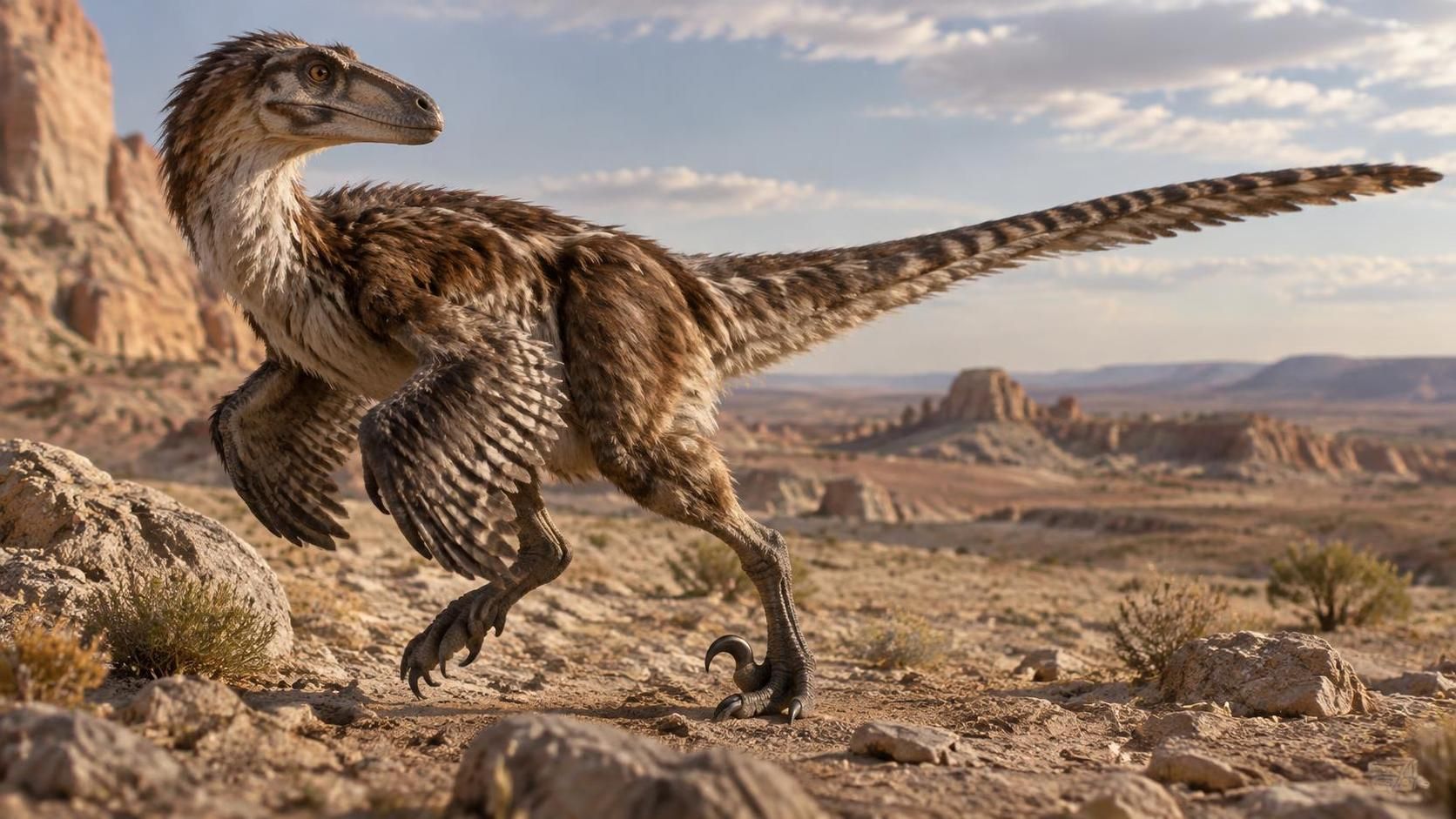 découvrez le velociraptor mongoliensis, célèbre prédateur à plumes de la mongolie préhistorique : son apparence, son habitat et ses particularités.